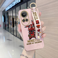 เคสเคสโทรศัพท์มือถือสำหรับ OPPO Reno10 Pro 5G Motorola Moto G53 5G (พร้อมสายรัดข้อมือ) เคสโทรศัพท์นิ่มชุบแม่พิมพ์กลมเคสโทรศัพท์หรูหรา