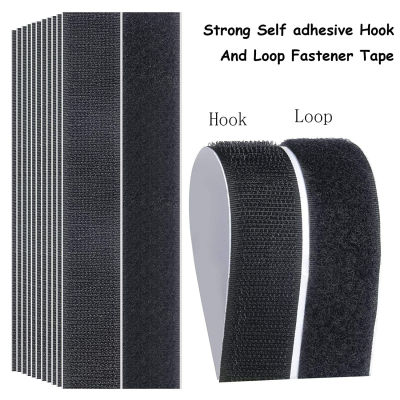 5Meters/Pair Strong Self Adhesive Hook and Loop Fastener Tape Nylon Sticker Adhesive Hook Loop Tape DIY Craft Accessories 16-110mm