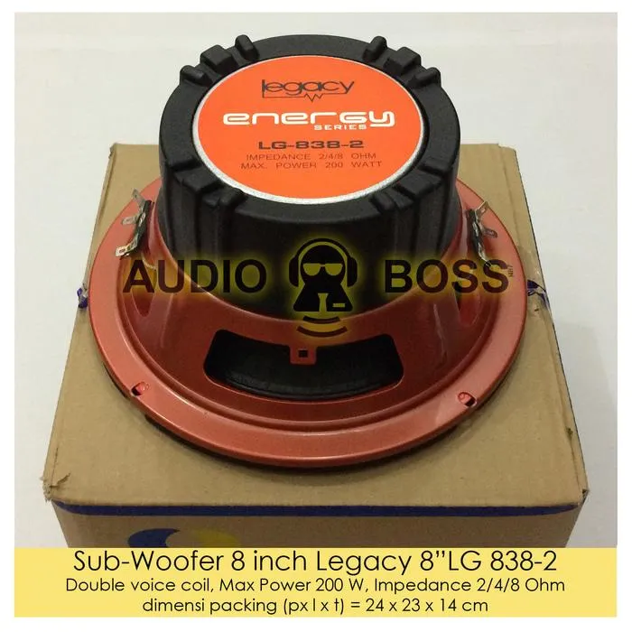 energy 8 inch subwoofer