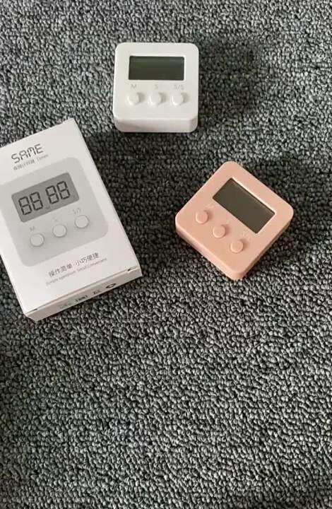 LCD Mini Timer นาฬิกาปลุกทำอาหาร Digital Timer Time Management Timer ...
