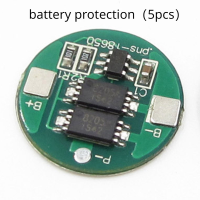 5ชิ้น1S BMS 16430 17670 18650แบตเตอรี่ลิเธียมแผ่นป้องกัน MOS คู่อเนกประสงค์