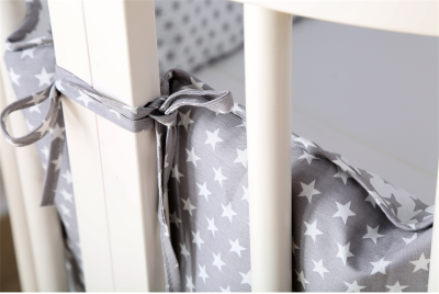 Nordic Stars Design Baby Bed Thicken Bumpers Crib Around Crib Protector Decor