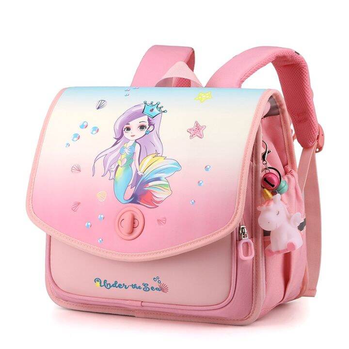 2022-new-kids-cartoon-school-bag-for-girls-primary-backpacks-grades-1-3-primary-student-children-waterproof-hasp-schoolbag