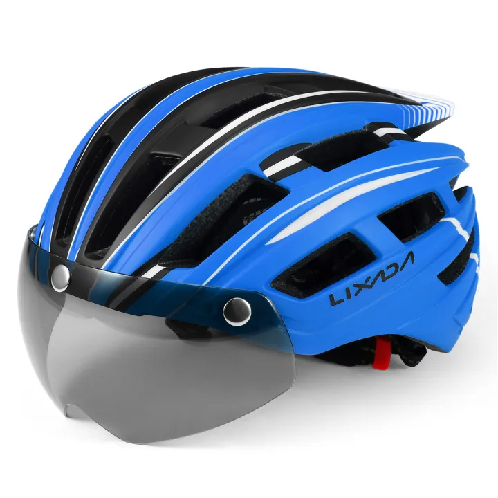 TOMSHOO Mountain Bike Helmet Motorcycling Helmet with Back Light