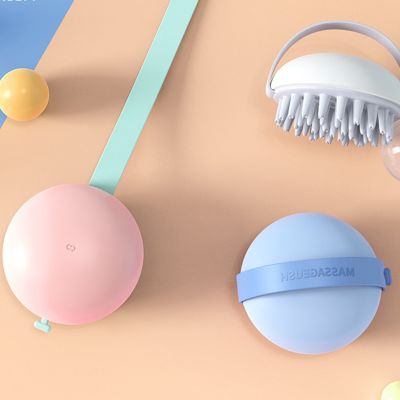【CC】 Handheld Silicone Scalp Shampoo Massage Washing Shower Hair Massager Cleaning Comb