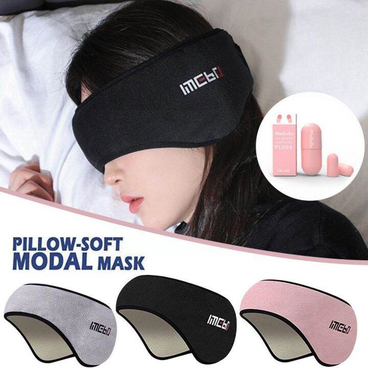 Sleep Mask Blackout With Ear Muffs For Relaxing Sleep Earmuff Earphone