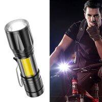 Mini Led Flashlight Zoom Focus Torch Lamp Rechargeable USB Lantern Adjustable Bright Waterproof Outdoor Camping Led Penlight