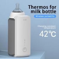 Baby Bottle Warmer Portable Travel USB Rechargeable Breast Warmer Night Milk Warmer Thermostat Heated Milk Feeding Accessories