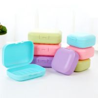Travel Soap Box Soap Case Dishes Waterproof Leakproof Soap Box With Lock Box Cover Soap Box New Bathroom Accessories Wholesale