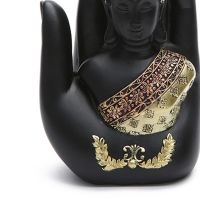 Palm Statue Handmade Thailand Buddhism Hindu Resin Crafts for Home Bedoom Office Decoration Fengshui Meditation