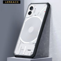 Lereach ตลับอะคริลิกใส สำหรับ Nothing Phone 2 เคส TPU เคสฝาหลังกันกระแทก