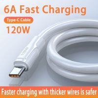 120W Super Fast Charge USB Type C Cable for Huawei P40 Mate40 Xiaomi Mi 12 Pro Redmi POCO Mobile Phone Accessories USB C Cable Wall Chargers