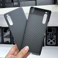 คาร์บอนไฟเบอร์แท้เคสสำหรับ Sony Xperia 10 V เคสบางพิเศษ Aramid Fiber ฝาแข็งโทรศัพท์สำหรับ Xperia 10 V Capa Funda (ใหม่)