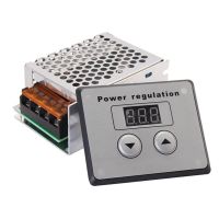 【CW】 Promotion! 4000W 220V SCR Voltage Regulator Dimmer Electric Motor Speed Temperature Controller for Small