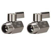 【CW】 2X 304 Valve(1/2 Inch Female X Male) NPT Thread Regulator