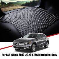 แผ่นรองท้ายรถทำจากหนังสำหรับ Mercedes Benz X156 GLA Class 2013 2014 2015-2020ถาดที่วางบนชั้นกันน้ำอุปกรณ์เสริมไลเนอร์กระบะ