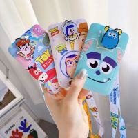 【hot sale】 ۩◈卍 B11 Monsters University ID Card Holder Kids Card Case Cartoon With Lanyard Neck Strap Card Toy Story Mania