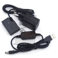 US USB Power Cable 8V+DR-E18 LP-E17 Dummy Battery+5V Charger For Canon EOS 750D Kiss X8i R10 T6i 760D T6S 77D 800D 850D Rebel SL2