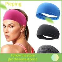 PIEPING 6 สี เกี่ยวกับกีฬา อุปกรณ์ออกกำลังกายกลางแจ้ง ผ้าพันแผลฟิตเนส กีฬา Sweatband ที่คาดผมสำหรับวิ่ง ที่คาดผมโยคะ