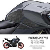 3D Sticker Motorcycle Tank Pad For Yamaha MT-03 MT 03 MT-25 MT 25 2020 2021 2022- Accessories Rubber Side Fuel Tank Decal