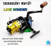 Line Winder (ไลน์ไวน์เดอร์) รอกหมาป่า รอกตกปลา  รุ่นAFS833i ###เทียบเท่าเบอร์3000/4000###