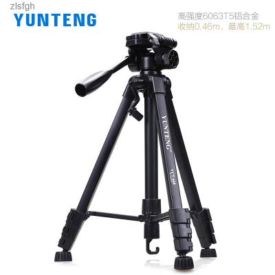 Yunteng 668ที่วางโทรศัพท์ขาตั้งกล้องแบบพกพาเหมาะสำหรับ Canon Nikon Sony SLR ขาตั้งกล้อง Zlsfgh