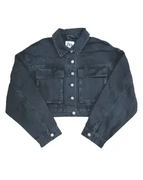 Buy Zara Denim Jacket Online | Lazada.Com.Ph