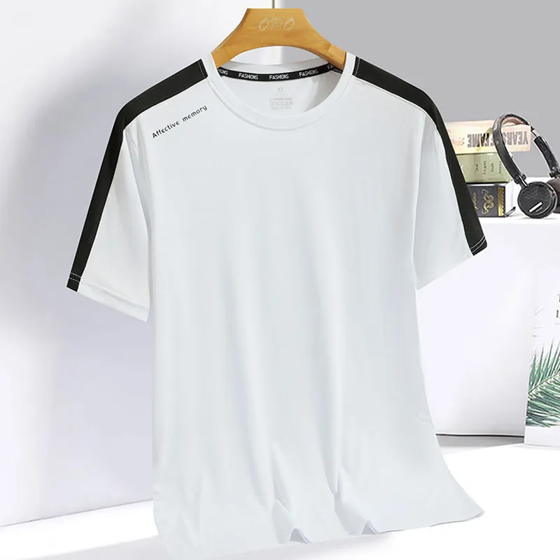 Polyester Half sleeves Men Round Neck Sports Jersey