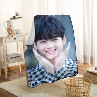 New Cha EunWoo Throw Blanket Personalized Blankets On For The Sofa/Bed/Car Portable 3D Blanket For Kid Home Textile 1201