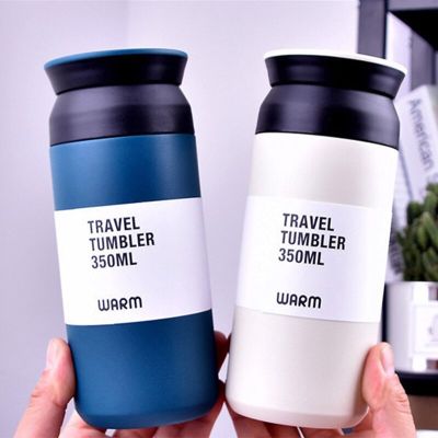 Japanese Style Harajuku Thermos Cup Vacuum Simple Frosted 304 Stainless Steel Water Cup Student Portable Gift Cup Coffee Cup