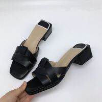 tfu336336 ขายดีที่สุด - / Zapatillas De Tacón TO Grueso Para Mujer Zapatos เดอเวราโนเด A La Moda Talla 41 42 43 2022