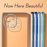 ❈∏▧ Luxury Fashion Phone Case for Xiaomi Mi 11 Lite NE Pro Ultra Thin Soft Clear Plating Girl Back Cover Housing Mi11 11i 11X 11Lite