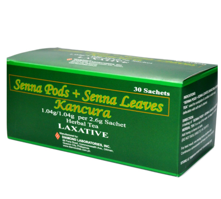 KANCURA Senna Pods + Senna Leaves Herbal Tea (Laxative) 30 Sachets