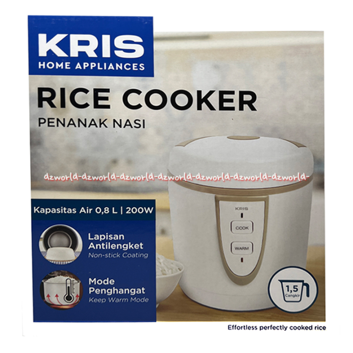 Kris 0.3L Mini Rice Cooker White Penanak Nasi 0,3 L Cocok Untuk