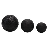 Fitness Round EPP Hand Massage Ball Training Grip the Ball Portable Physiotherapy Ball Massager Roller Black Gym Sport Ball