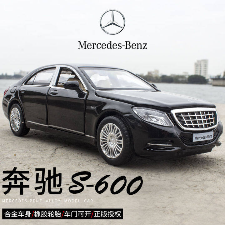 2023-โมเดลรถอัลลอยที่ได้รับอนุญาตจำลองโมเดลรถจี๊ปออฟโรด-wrangler-benz-s600-ของเล่นรถจำลอง