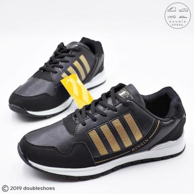 BINSIN By BAOJI รองเท้าผ้าใบชาย รุ่น BND315 (สีดำ /เทา) ไซส์ 41-45