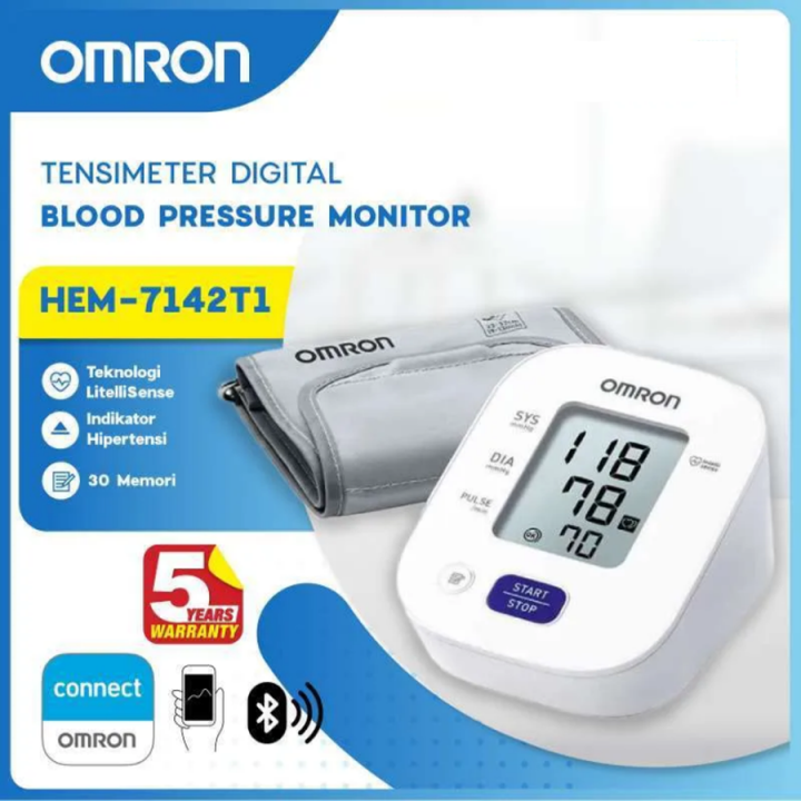 OMRON HEM-7142T1 Digital Tensimeter | Lazada Indonesia