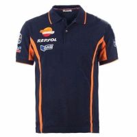 Repsol Gas Motorcycle Gp Mens Polo Shirt Summer New Street Fashion T-shirt