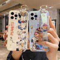 สายรัดข้อมือ Rhinestone สำหรับ Snoopy 13 เคสศัพท์ xsmax แอปเปิ้ล 11 หัวเว่ย P40PRO ในนามของ