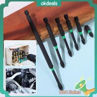 OKDEALS สกรูไดร์เวอร์ ชุดหัว Phillips ผลกระทบ PH2 ผลกระทบข้ามแม่เหล็ก ชุดหัวตัด ดอกไขควงปากแฉก