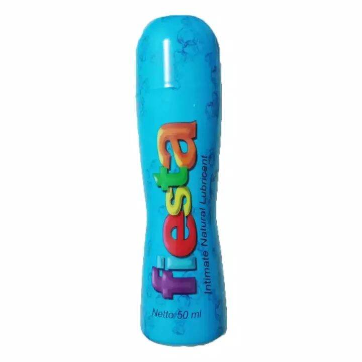 FIESTA LUBRICANT GEL BIRU PELUMAS FIESTA 50 ML [KEMASAN BARU] ISI 1