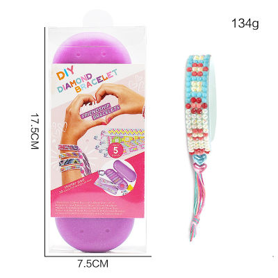 [COD] สินค้าใหม่แฮนด์เมด สร้อยข้อมือเพชรหลากสีของเล่นเพื่อการศึกษาเพชรทำด้วยมือสากลสำหรับเด็กชายและเด็กหญิง