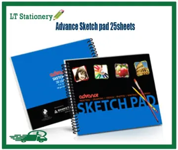 sold per 1pad VANDA Sketch pad W/spiral 20sheets /small & big