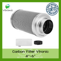 [ส่งไว KERRY] Carbon filter กรองคาร์บ้อน Vtronic 4-6 inch 300mm / 400mm กรองคาร์บอน ในร่มพืช สำหรับดับกลิ่นกรองCo2 ในบ้านและเต็นท์ปลูก ส่งไวโดย KERRY