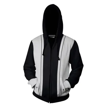 BLEACH Kurosaki Ichigo Zip Hoodie Sweater Loose Plus Size Jacket