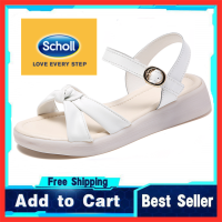 รองเท้าผู้หญิง Scholl Scholl รองเท้าแตะหนังของผู้หญิงรองเท้าสตรี Kasut Wanita รองเท้าแตะลำลอง Scholl รองเท้าแตะสตรี Scholl สำหรับผู้หญิง Scholl รองเท้าแตะโบฮีเมียผู้หญิงรองเท้าโบ้ทรองเท้าโลฟเฟอร์แบน