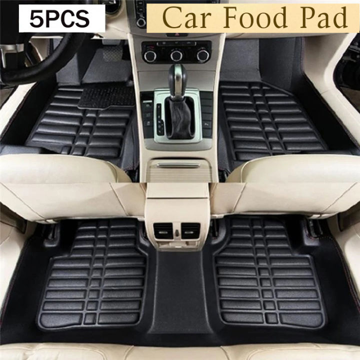 5pcs/set Universal Car Floor Mats For Auto Accessories Styling