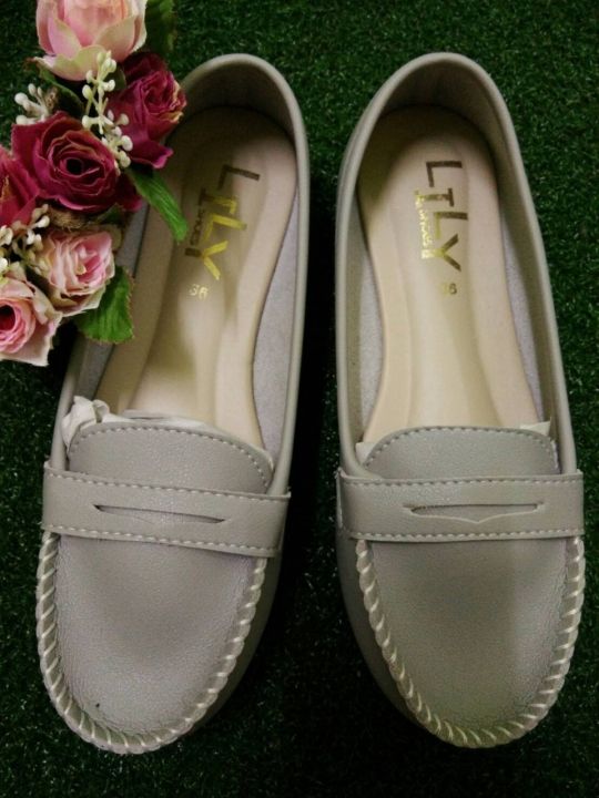 lily-shoes-รองเท้าคัทชู-หนังนิ่ม-แบบหน้ากาก-36-45