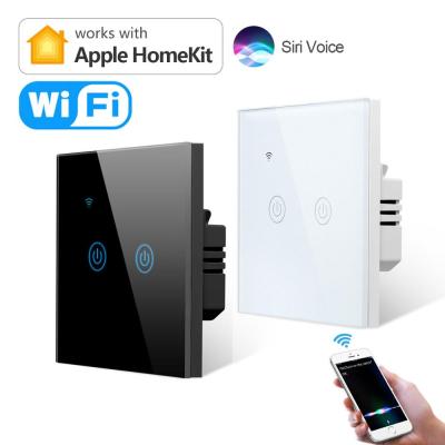 Apple Homekit App Smart House Switch Smart Home Lamp Switch Siri Voice Control WIFI Touch Sensor ON OFF EU Standard